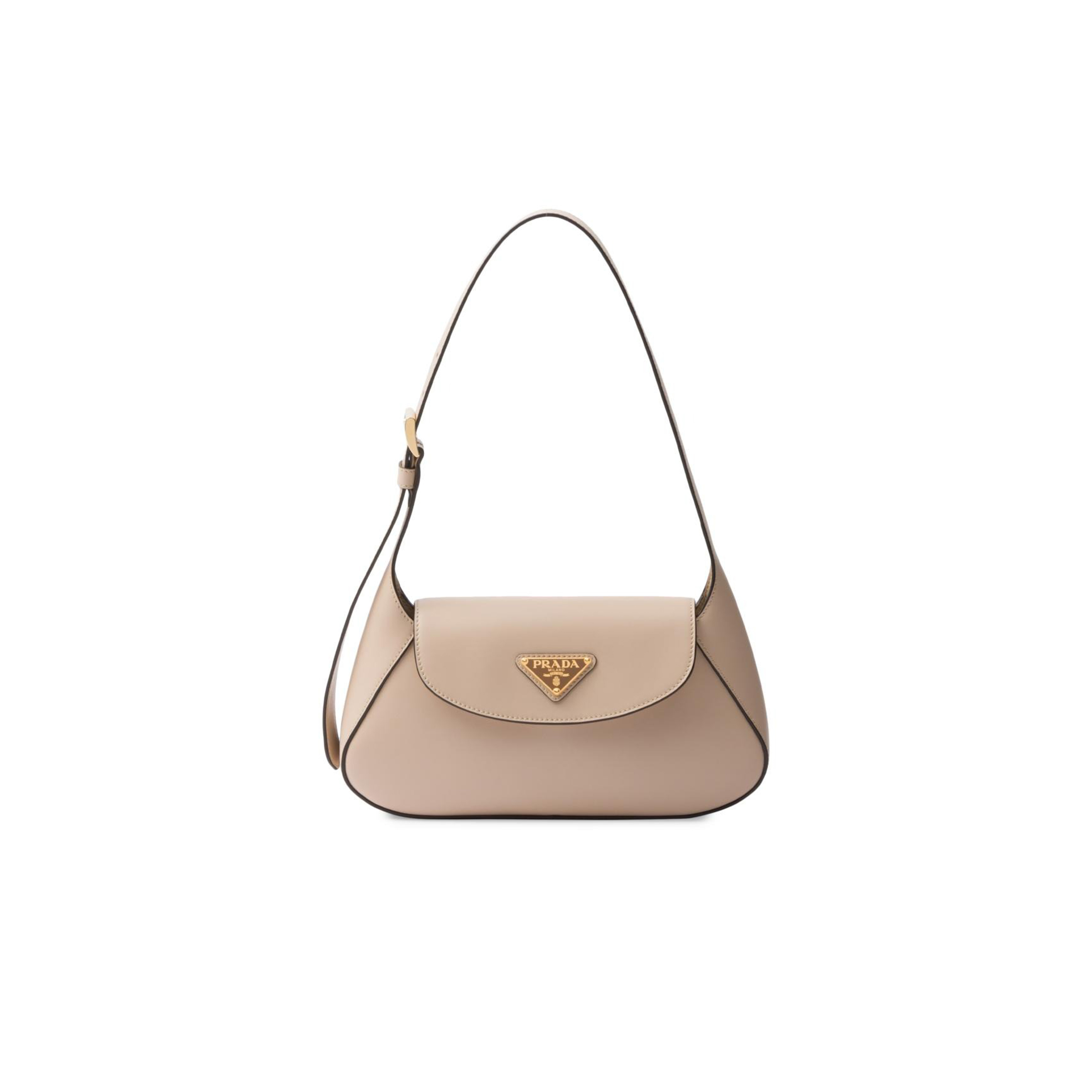 PRADA SMALL LEATHER SHOULDER BAG 1BD358 (25*15*5cm)
